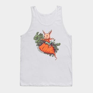 Go Green and live healty, vegan concept illustration Tank Top